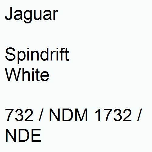 Jaguar, Spindrift White, 732 / NDM 1732 / NDE.